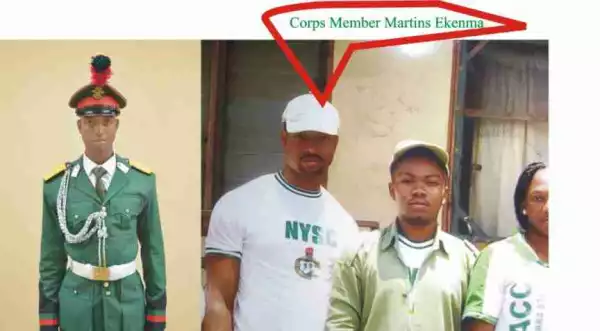 Former Corper Turned Military Officer (Photos)